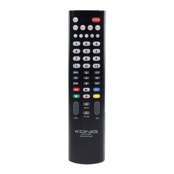 Konig KN-RCU80B Manual