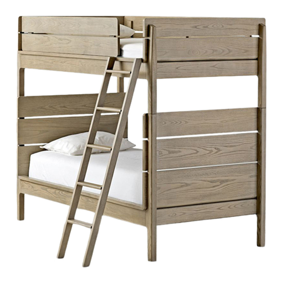 The Land of Nod Wrightwood Full-over-Full Bunk Bed Assembly Instructions Manual