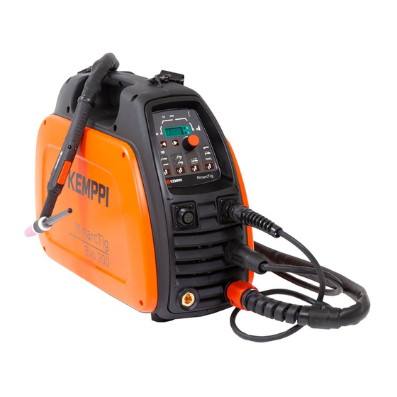Kemppi MinarcTig EVO 200 Quick Manual