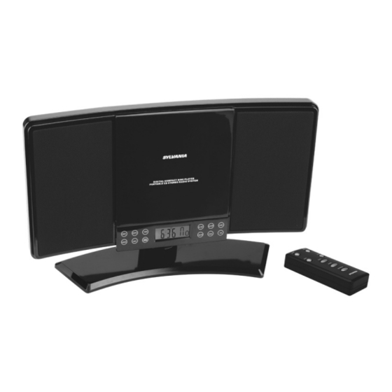 Sylvania SRCD2730 Instruction Manual