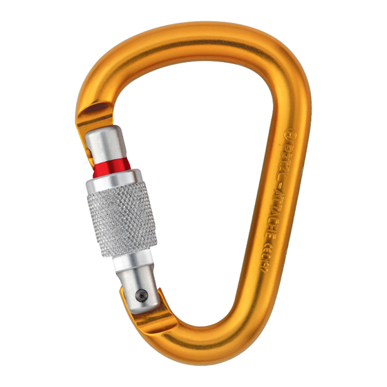Petzl ATTACHE SCREW-LOCK Manual