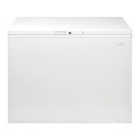 Frigidaire GLFC2528FW - 24.9 cu. Ft. Manual Defrost Chest Freezer Use And Care Manual
