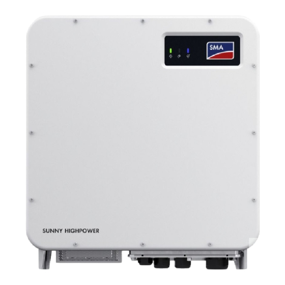 SMA SUNNY HIGHPOWER PEAK3 Series Manual