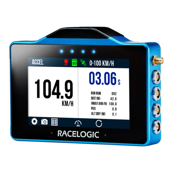 Racelogic VBOX Touch Motorsport V1 Quick Start Manual
