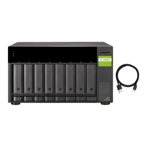 QNAP TL-D800S Quick Installation Manual