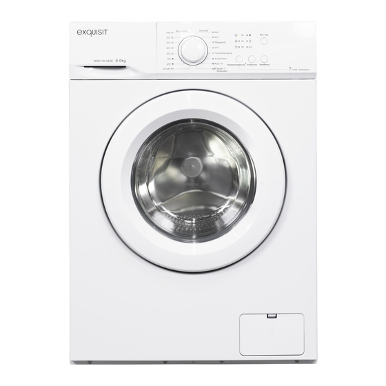 Exquisit WA6110-020E Manual