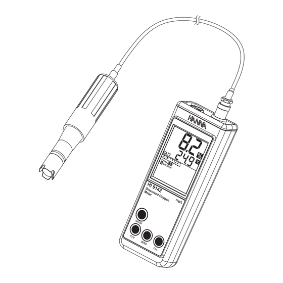 Hanna Instruments HI 9142 Instruction Manual