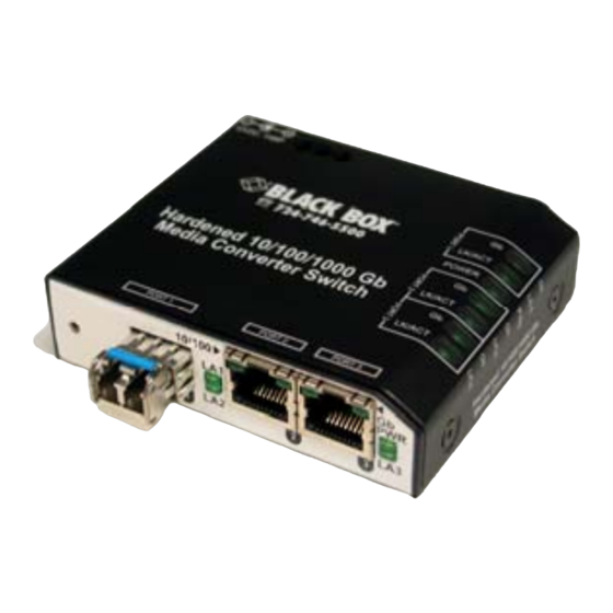 Black Box LBH2001A-H Installation And User Manual