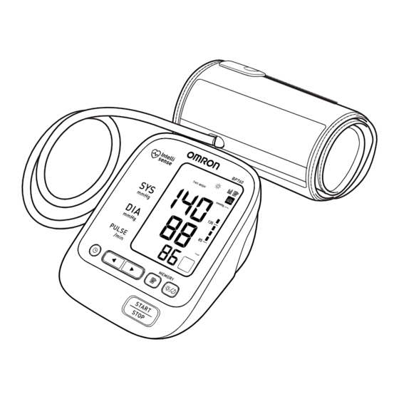Omron Intelli Sense BP760CAN Instruction Manual