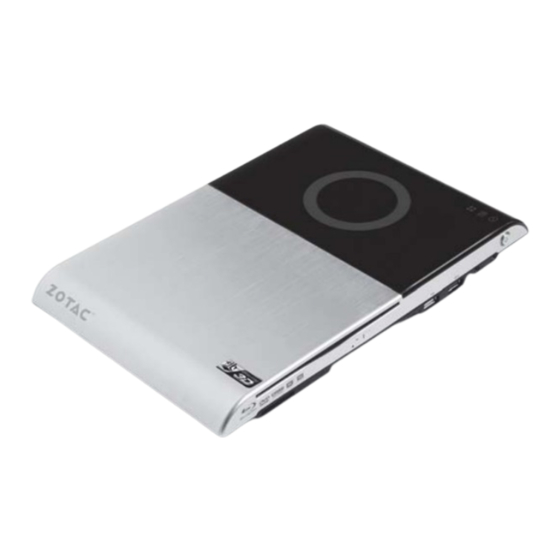 Zotac ZBOX User Manual
