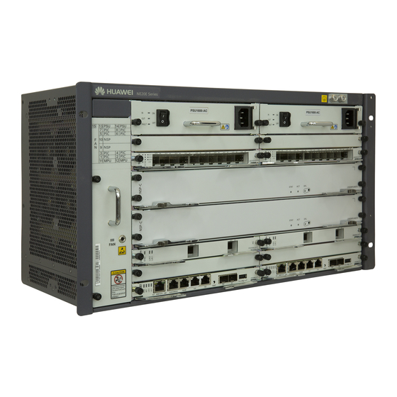 Huawei NE20E-S4 Hardware Description