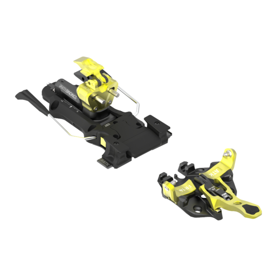 ATK BINDINGS FR14 Installation, Use And Maintenance Manualbook