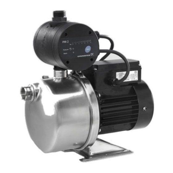 Grundfos JP Booster PM 2 Installation Instruction And Operating Instructions