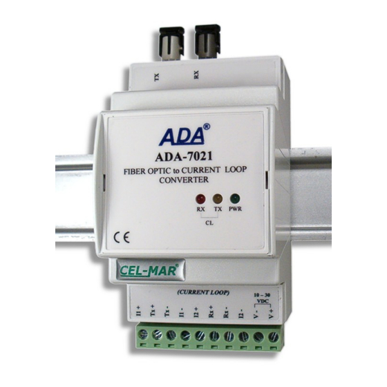 CEL-MAR ADA-7021 User Manual