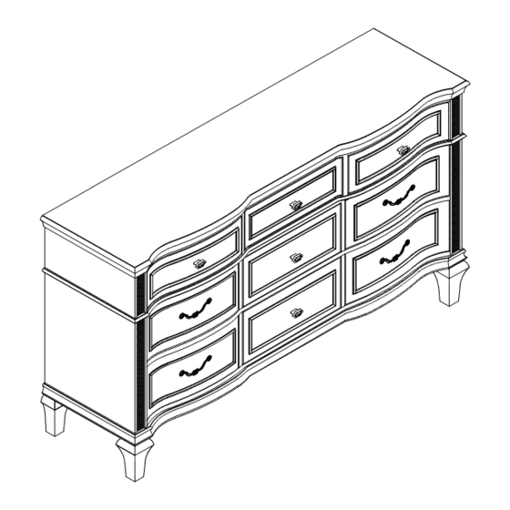 Coaster Evangeline 223393 Assembly Instructions