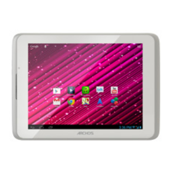 Archos Xenon Series How To Reinitialize