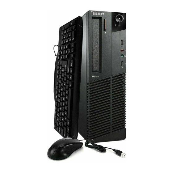 Lenovo ThinkCentre M91 Handboek Voor De Gebruiker