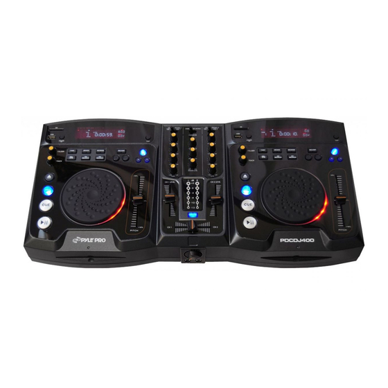 Pyle Pro PDCDJ400 Instruction Manual