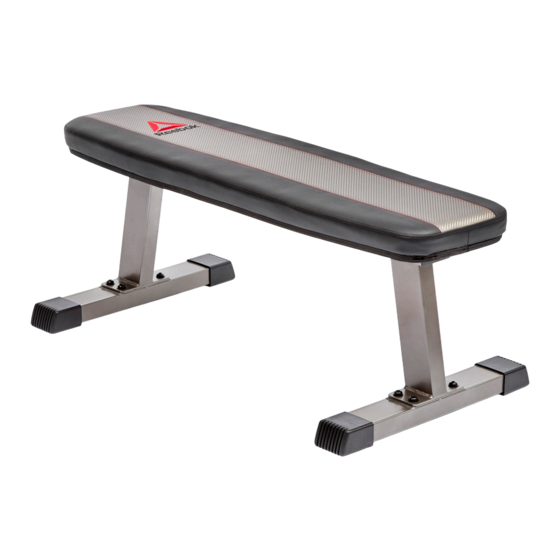 Reebok FLAT BENCH Assembly Manual