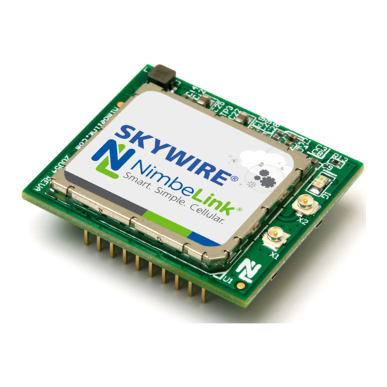 NimbeLink Skywire CAT1 LTE GSM Quick Start Manual