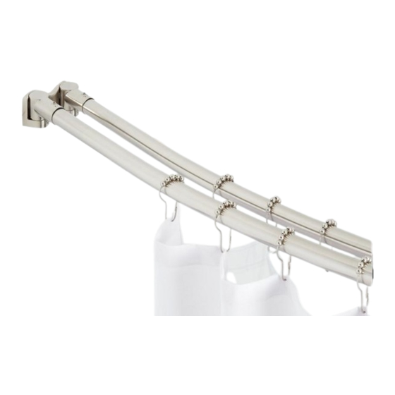 Signature Hardware Double Neo-Angle Shower Curtain Rod Installation Instructions