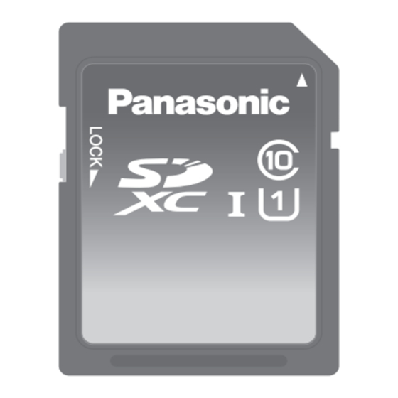 Panasonic RP-SDU64GE1K Manuals
