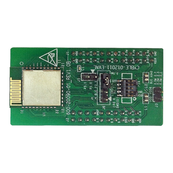 Cypress EZ-BLE PRoC CYBLE-012011-00 Manual