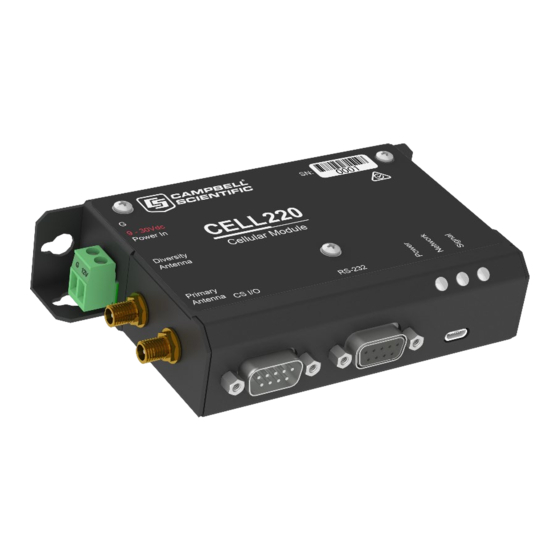Campbell CELL200 Series Quick Deploy Manual