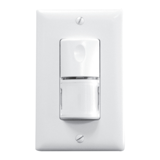 Pass & seymour WSP-250 - Passive Infrared Wall Switch Installation Manual