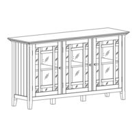 SIMPLIHOME brooklyn + max WyndenHall AXCBED39-TB Manual