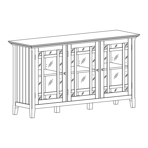 SIMPLIHOME brooklyn + max WyndenHall AXCBED39-TB Manuals