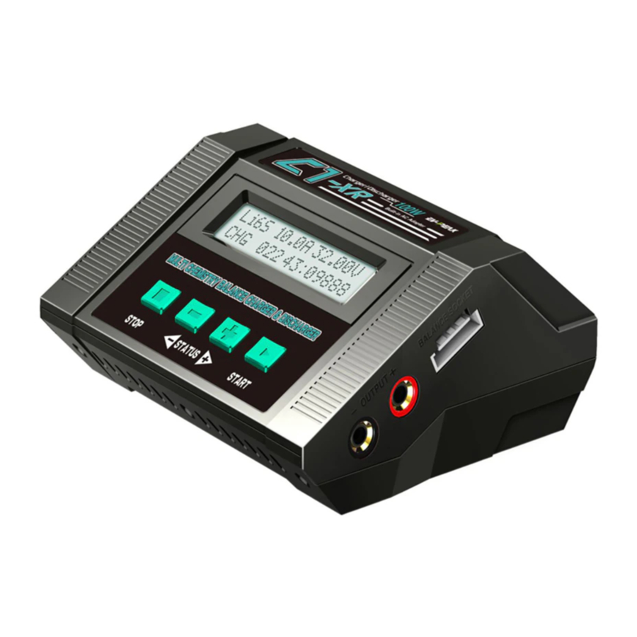 SWELLPRO SPLASH DRONE 3+, C1-XR - AC/DC Smart Balance Charger Manual