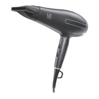 VS Sassoon SHINE ENVY VSD769TA Instruction Booklet