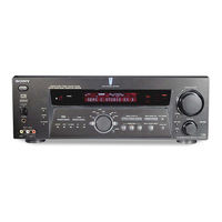 Sony STR-DE1075 - Fm Stereo/fm-am Receiver Operating Instructions Manual