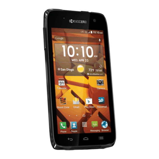 Kyocera Hydro icon User Manual