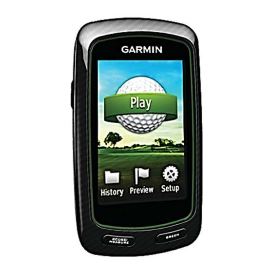 Garmin Approach G6 Owner's Manual