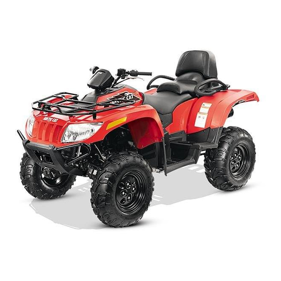 Arctic Cat 2013 400 TRV Operator's Manual