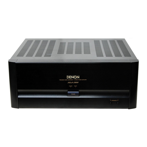 Denon POA-2800 Service Manual