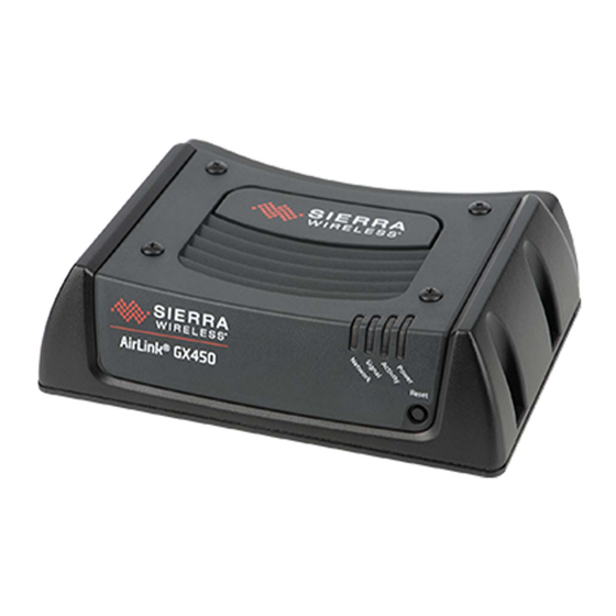 Sierra Wireless AirLink GX Series Quick Start Manual
