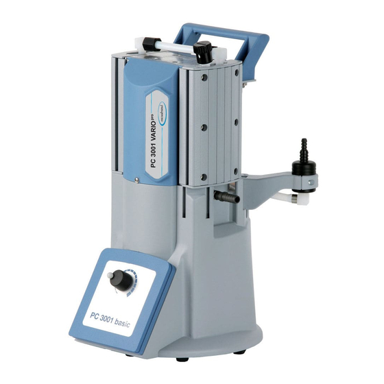 vacuubrand PC 3001 basic Instructions For Use Manual