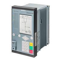 Siemens SIPROTEC 7SK81 Manual