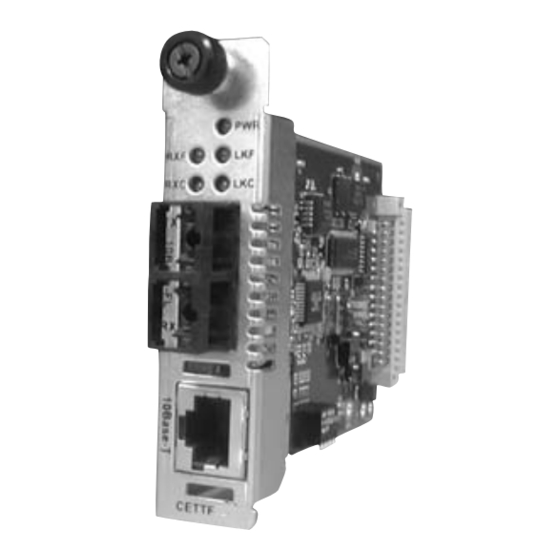 Transition Networks CETTF10XX-105 User Manual