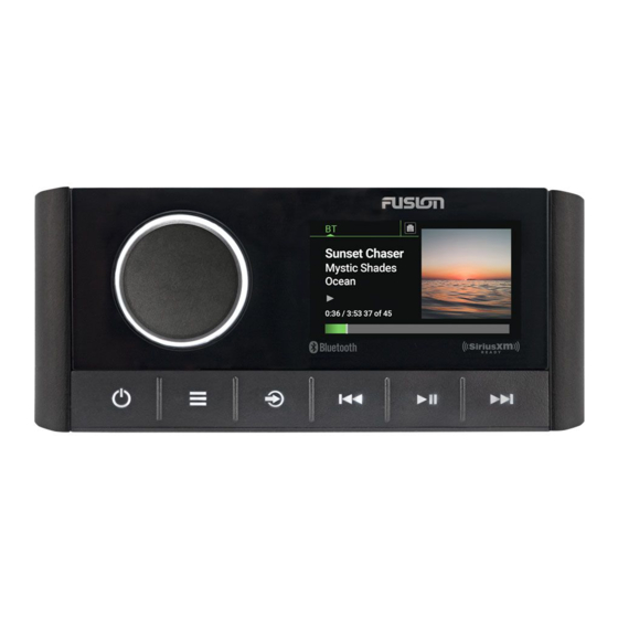 Fusion Apollo MS-RA670 Owner's Manual