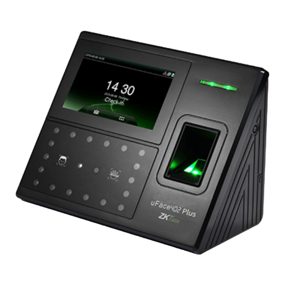 ZKTeco uFace Plus Series User Manual