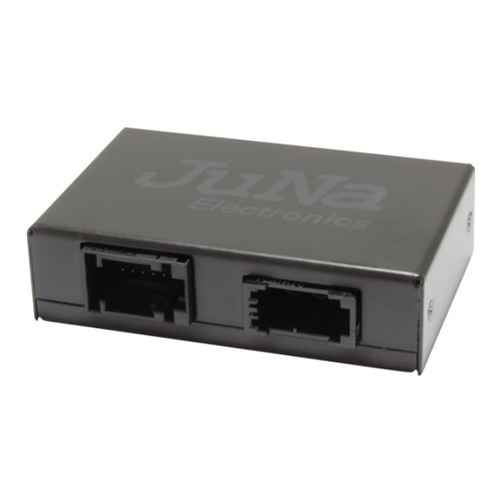 Juna 4201 Installation Manual And User's Manual