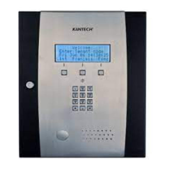 Kantech KTES-CAM Quick Start Manual