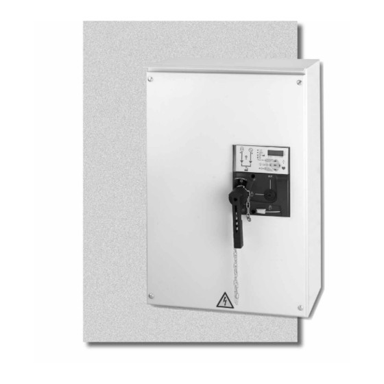 socomec ATI 250 A Technical Instruction Manual