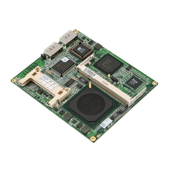 Aaeon ETX-700 Instruction Manual