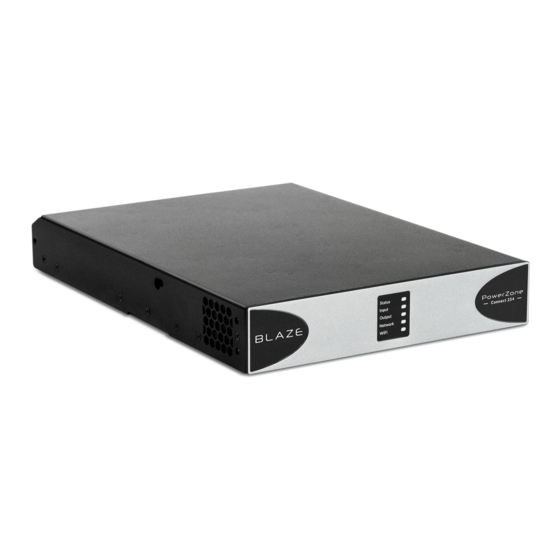 Blaze PowerZone Connect 122 Installation Manual