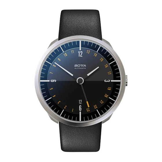 BOTTA design MONDO GMT Setting Instructions